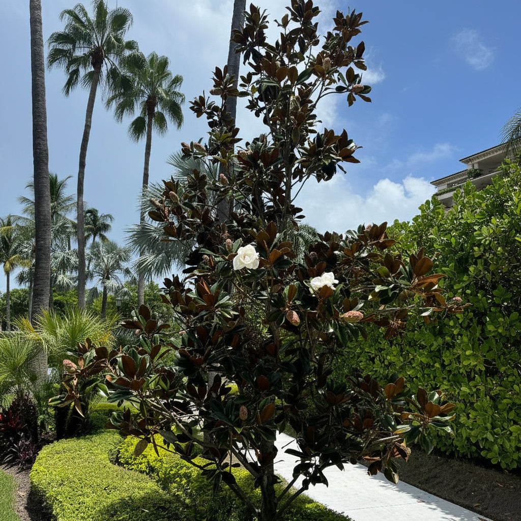 A mature Magnolia Grandiflora Southern &