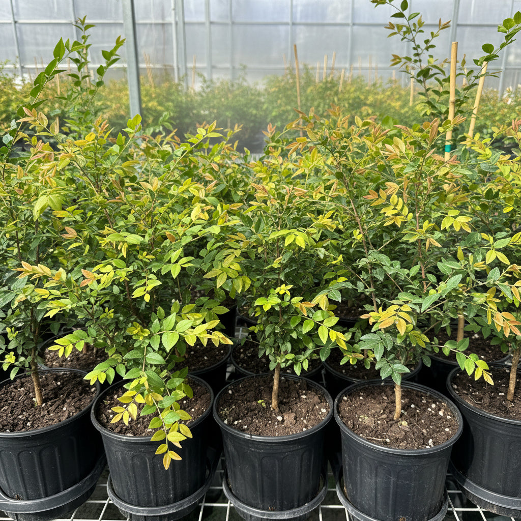 Brazilian Grape Fruit Tree, Cauliflora Jaboticaba in trays all in 6in