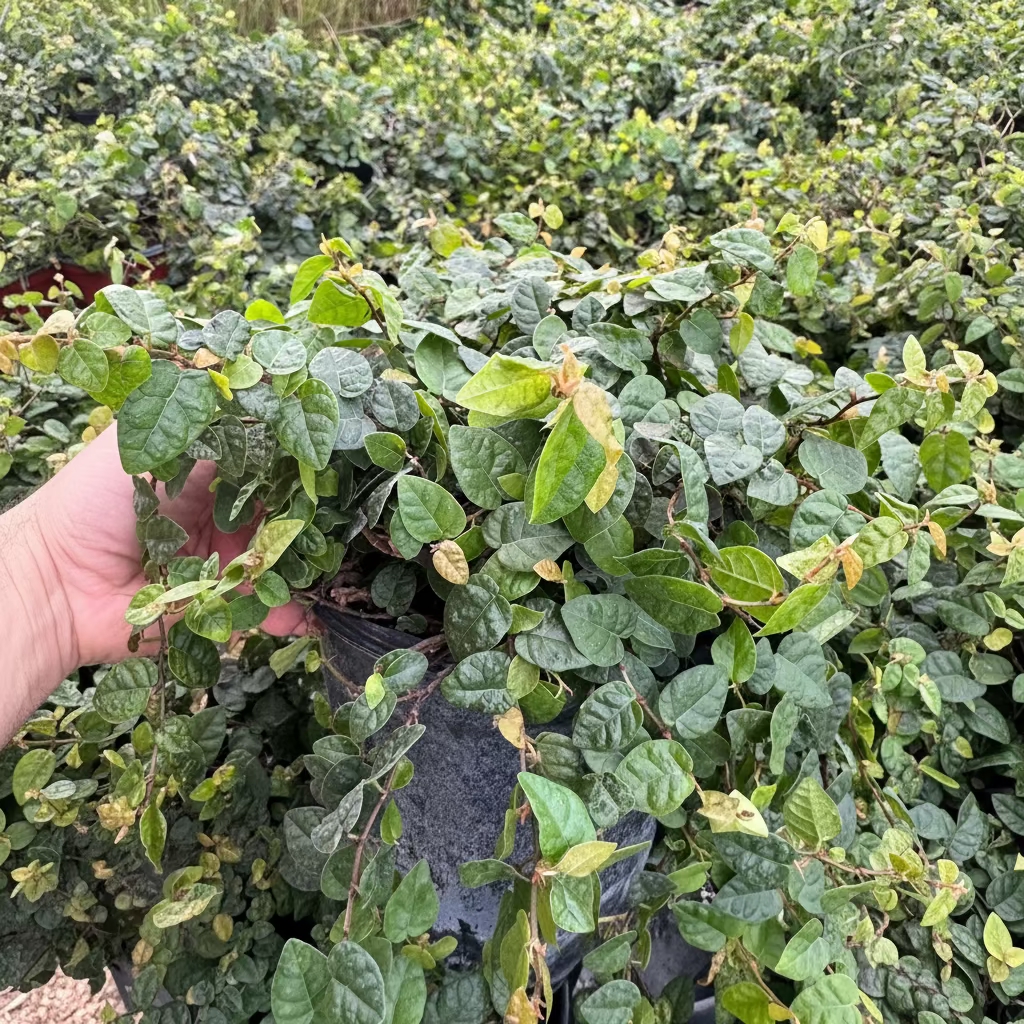 leaves of Ficus Pumila, Creeping Fig Ivy