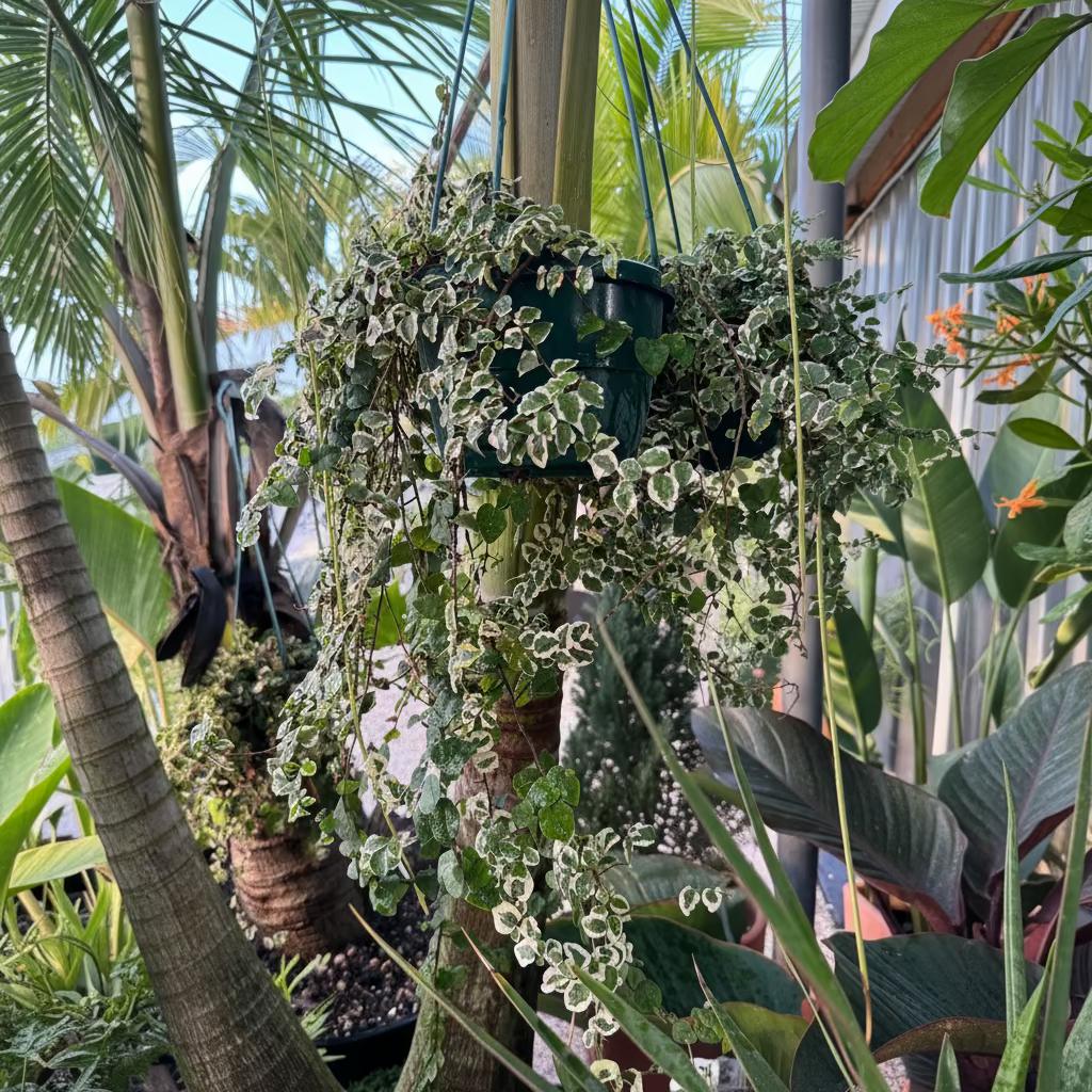 Ficus Pumila Variegated, Hanging Basket