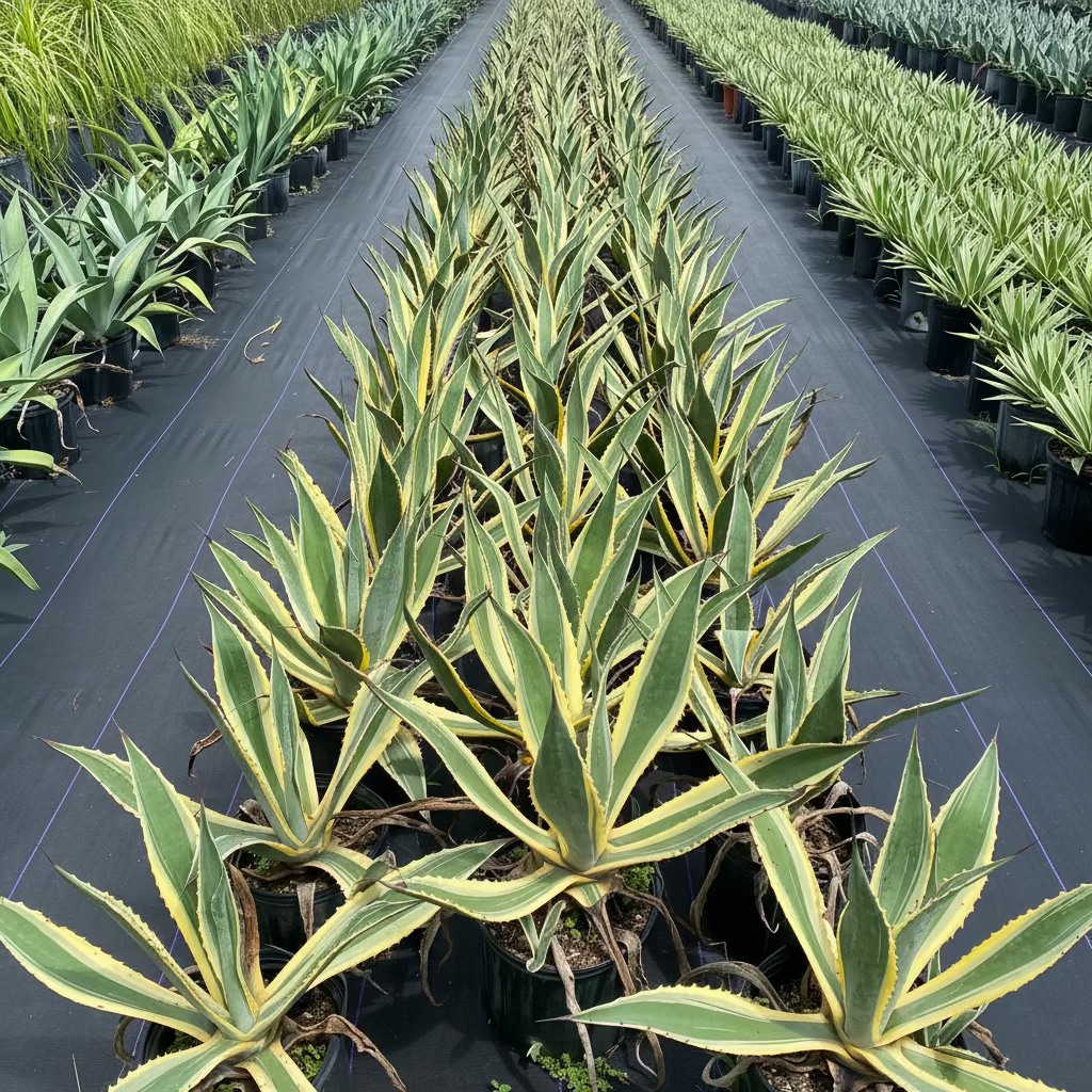Agave Americana Marginata, Century Plant in Grower Pot 2gal