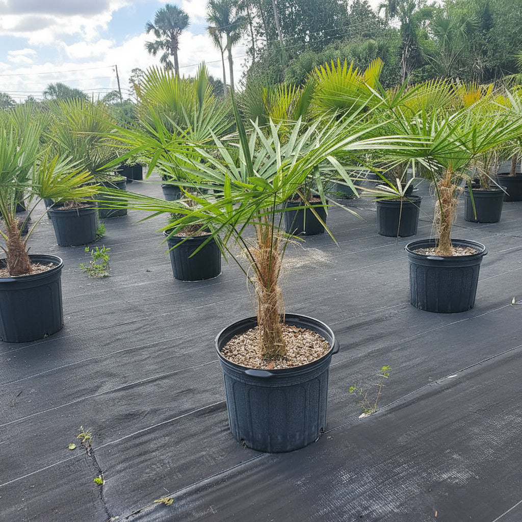 outside view of Short Hair Old Man Palm, Rare and Exotic