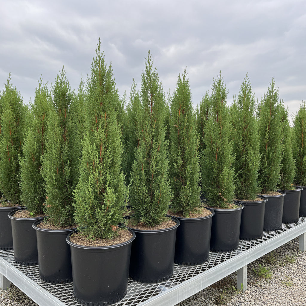 Medium Size Italian Cypress, Mediterranean Cypress Planted in Nursery Pot 2al