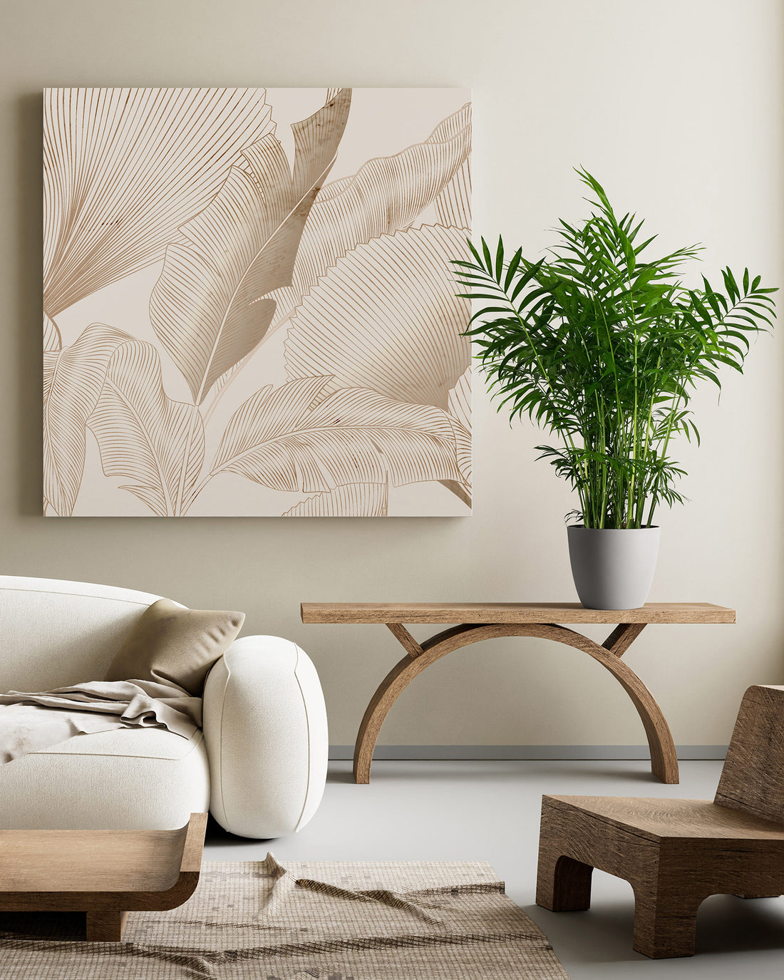 Palm Parlor Neanthe Bella Palm, Live Plant Indoor Air Purifier