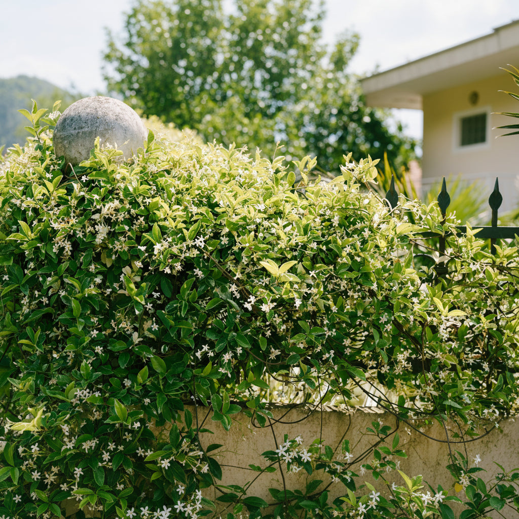 Jasmine Confederate, Vining Plant in Trellis
