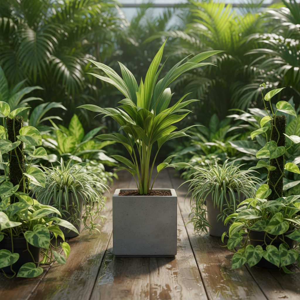 Chamaedorea Ernesti Augustiii Palm Tree, Rare and Exotic