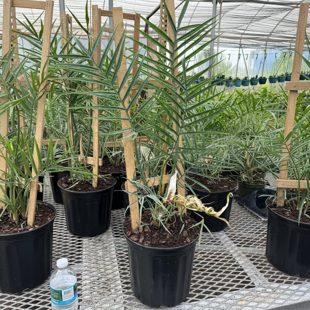 Philodendron Tortum, Fern Leaf Vining Plant in nursery