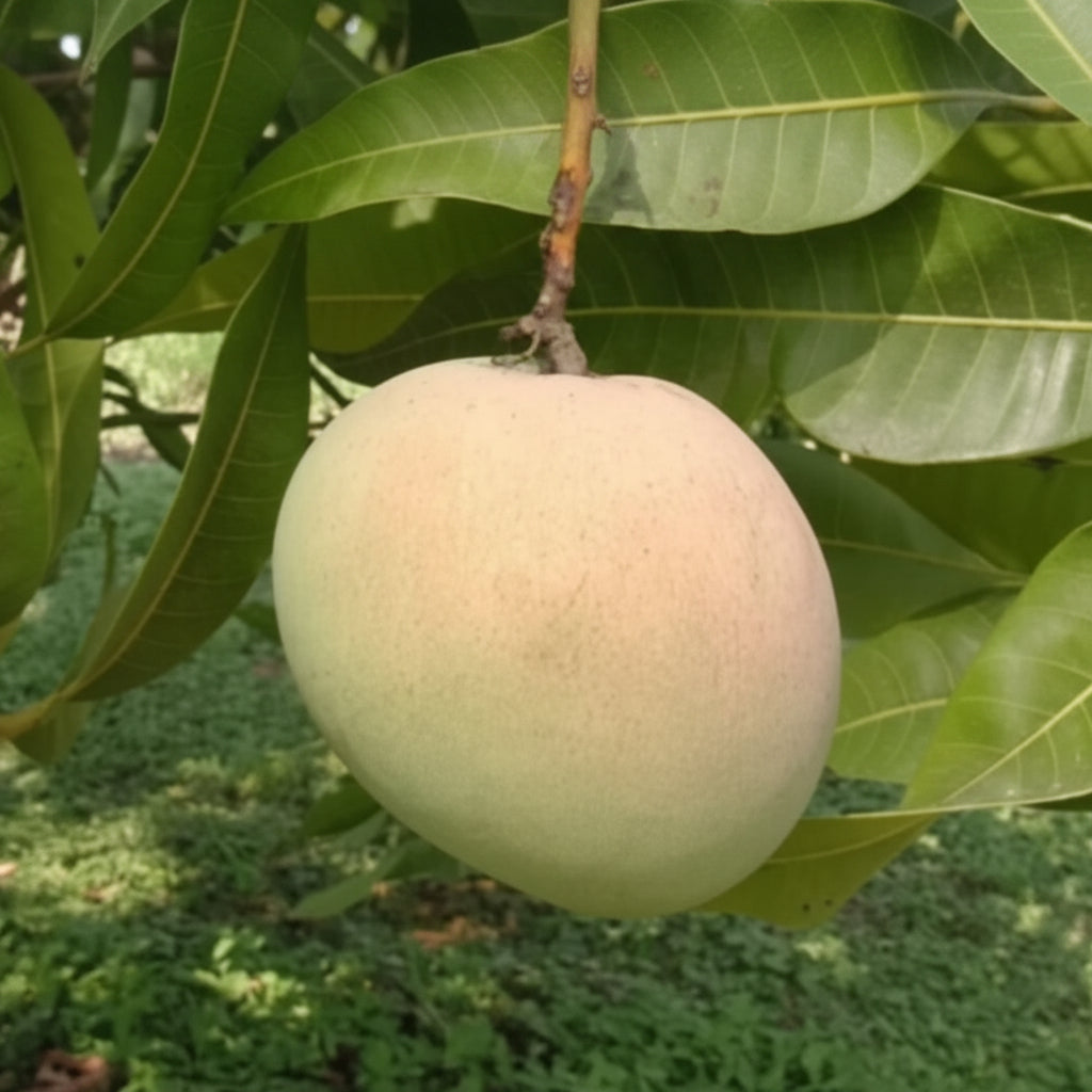 Tebow Mango Fruit Tree, Grafted close up of the fruit