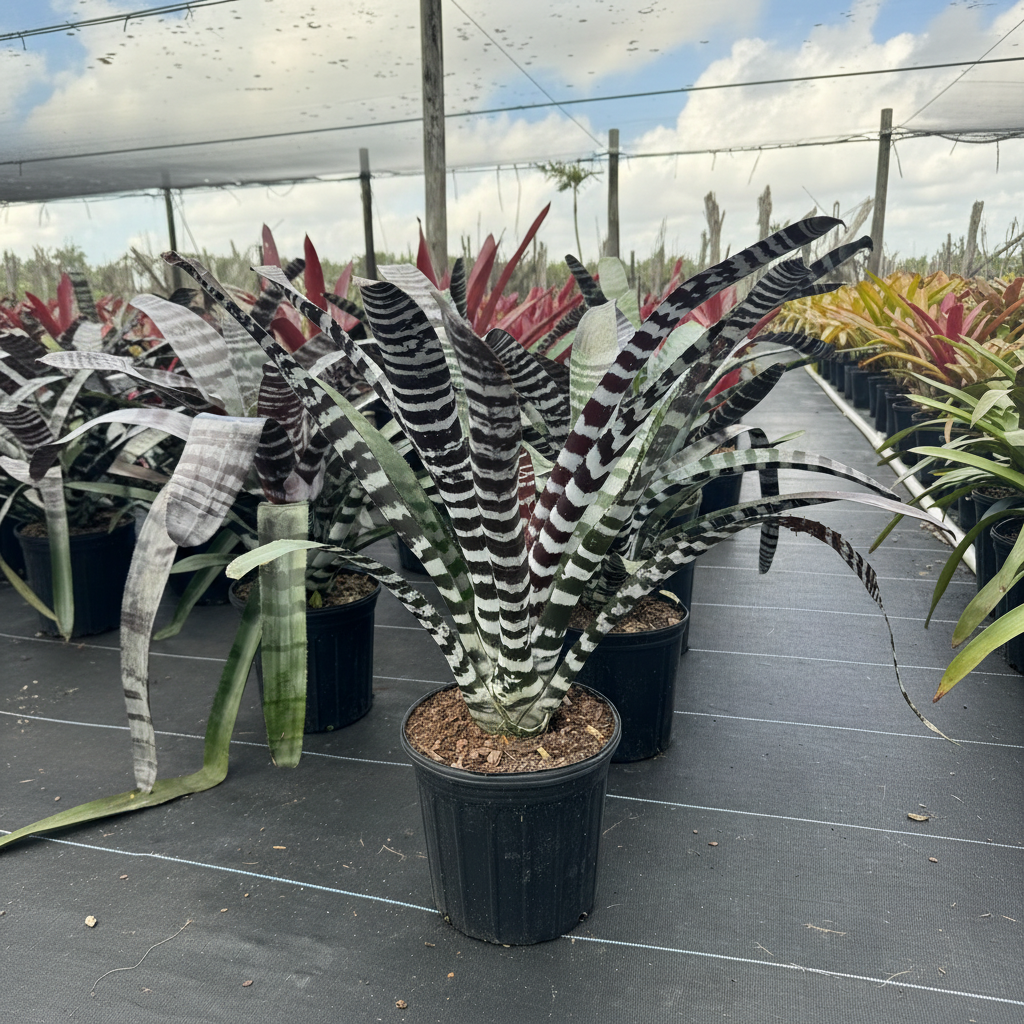 Bromeliad Aechmea Chantinii 'Black Paradise' | Eureka Farms