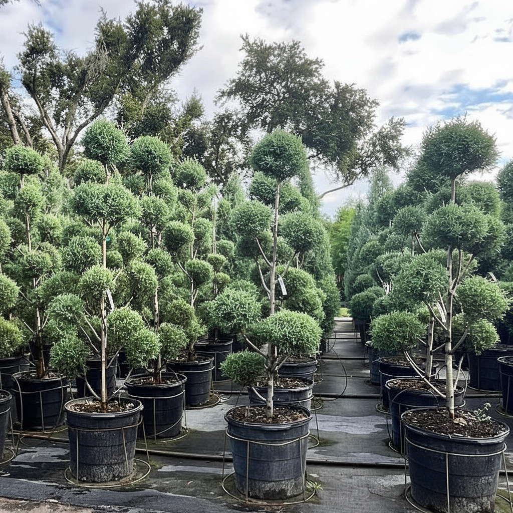Topiary Juniper Pom Pom